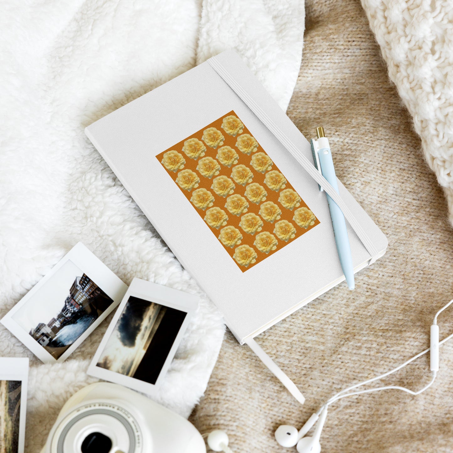 Hardcover bound notebook